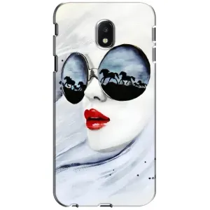 Чехол с картинкой Модные Девчонки Samsung Galaxy J3 2017 (J330FN европейская версия) (Любительница коней)