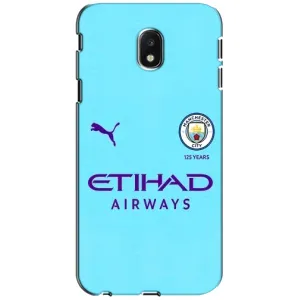 Силиконовые Чехлы принт Футбол на Samsung Galaxy J3 2017 (J330FN европейская версия) (Man City)