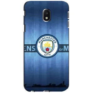 Силиконовые Чехлы принт Футбол на Samsung Galaxy J3 2017 (J330FN европейская версия) (ManCity)