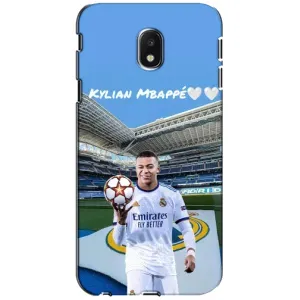 Чехол (TPU) с Футболистом на Samsung Galaxy J3 2017 (J330FN европейская версия) (Mbappe Real)