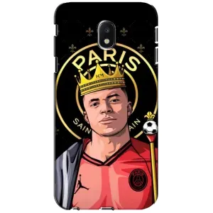Чехол (TPU) с Футболистом на Samsung Galaxy J3 2017 (J330FN европейская версия) (Mbappe King)