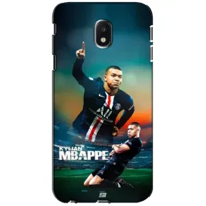 Чехол (TPU) с Футболистом на Samsung Galaxy J3 2017 (J330FN европейская версия) (MBAPPE)