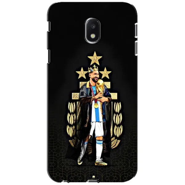 Чехол с рисунком «Месси король» для Samsung Galaxy J3 2017 (J330FN EU) Чехол с рисунком «Месси король» для Samsung Galaxy J3 2017 (J330FN EU)
