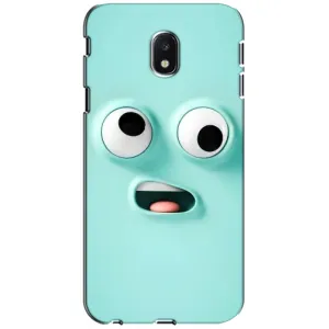 Силиконовые Чехлы (смешные стикеры) для Samsung Galaxy J3 2017 (J330FN европейская версия) (Забавное мятное лицо)