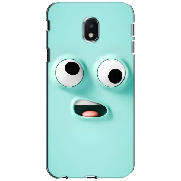 Чехол с рисунком «Забавное мятное лицо» для Samsung Galaxy J3 2017 (J330FN EU) Чехол с рисунком «Забавное мятное лицо» для Samsung Galaxy J3 2017 (J330FN EU)
