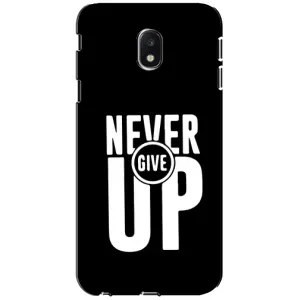Силіконовый Чохол на Samsung Galaxy J3 2017 (J330FN европейская версия) з картинкою НАЙК (Never Give UP)