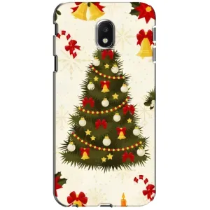 Чохол новорічна ялинка на Samsung Galaxy J3 2017 (J330FN европейская версия) (Новорічний принт)