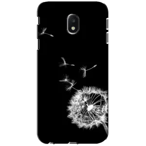 Силіконовий Чохол з кульбабками на Samsung Galaxy J3 2017 (J330FN европейская версия) (Кульбабка на чорному)