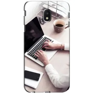 Силиконовый бампер (Работники) на Samsung Galaxy J3 2017 (J330FN европейская версия) (Офисный работник)