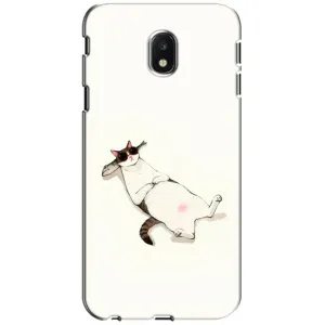 Чехол на тематику: Коты для Samsung Galaxy J3 2017 (J330FN EU) (Отдых)