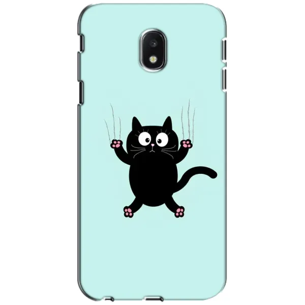 Чехол с рисунком «Падающий кот» для Samsung Galaxy J3 2017 (J330FN EU) Чехол с рисунком «Падающий кот» для Samsung Galaxy J3 2017 (J330FN EU)