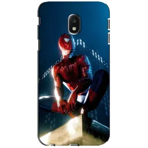 Чехол Супергерой Человека Паука на Samsung Galaxy J3 2017 (J330FN европейская версия) (Паук на доме)