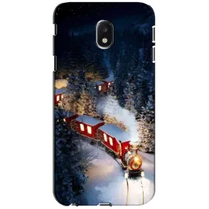 Силіконовий бампер на різдво для Samsung Galaxy J3 2017 (J330FN европейская версия) (Потяг)