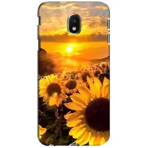 Чохол з Квітами для Samsung Galaxy J3 2017 (J330FN европейская версия) (поле соняшників)