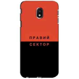 Чехлы УПА (Красно-Чёрный) на Samsung Galaxy J3 2017 (J330FN европейская версия) (Правый Серктор)