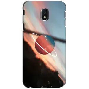Чехол (ТПУ) с планетами на Samsung Galaxy J3 2017 (J330FN европейская версия) (Сатурн)
