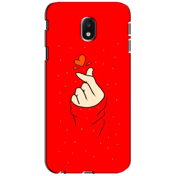 Чехол с рисунком «Сердце на красном» для Samsung Galaxy J3 2017 (J330FN EU) Чехол с рисунком «Сердце на красном» для Samsung Galaxy J3 2017 (J330FN EU)