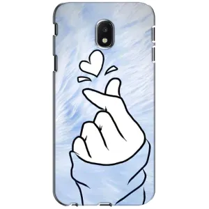Чохол (Знак сердечка) для Samsung Galaxy J3 2017 (J330FN европейская версия) (Серце знак)