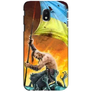 Чехол с картинкой (Патриотический КОЗАК) на Samsung Galaxy J3 2017 (J330FN европейская версия) (Сильный Козак)