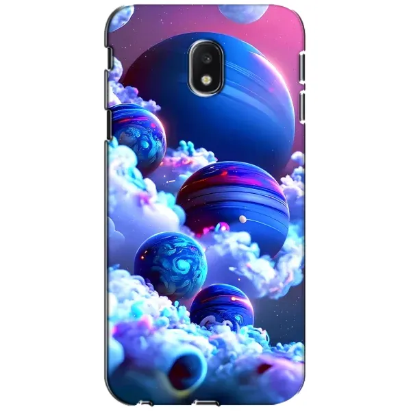 Чехол с рисунком «Синие планеты» для Samsung Galaxy J3 2017 (J330FN EU) Чехол с рисунком «Синие планеты» для Samsung Galaxy J3 2017 (J330FN EU)