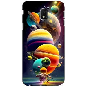 Чехол (ТПУ) с планетами на Samsung Galaxy J3 2017 (J330FN европейская версия) (Солнечна система)
