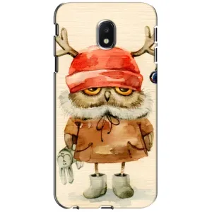 Чехлы с принтом СОВЫ для Samsung Galaxy J3 2017 (J330FN европейская версия) (Сова в шапке)