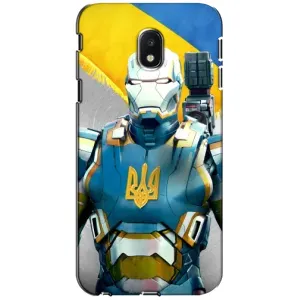 Силиконовый Чехол на Samsung Galaxy J3 2017 (J330FN европейская версия) (Я-Украина) (Украинский робокоп)