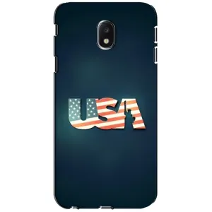 Чехол Флаг USA для Samsung Galaxy J3 2017 (J330FN европейская версия) (USA)