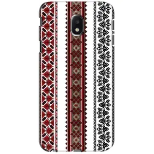 Силиконовый Чехол на Samsung Galaxy J3 2017 (J330FN европейская версия) с картинкой Вышиванки (Вышиваночки)