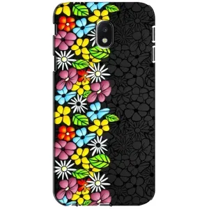 Чохол з Квітами для Samsung Galaxy J3 2017 (J330FN европейская версия) (Яскраві квіти)
