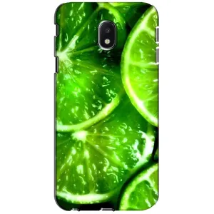 Чехол с изображением вкусной еды для Samsung Galaxy J3 2017 (J330FN европейская версия) (Яркий ЛАЙМ)