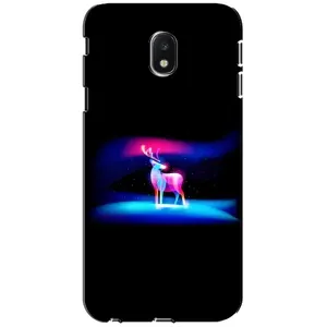 Силиконовый бампер с картинкой животных для Samsung Galaxy J3 2017 (J330FN европейская версия) (Яркий олень)