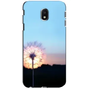 Силіконовий Чохол з кульбабками на Samsung Galaxy J3 2017 (J330FN европейская версия) (Захід з кульбабкою)