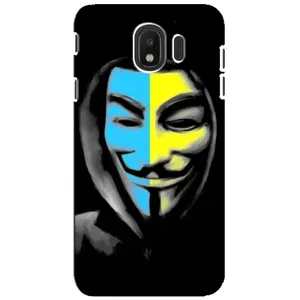 Чехол с Украинской символикой на Самсунг J4 (2018) (Анонимус патриот)