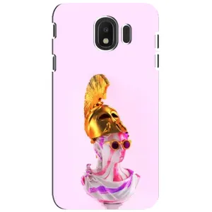 Чехол с Прикольным принтом на Samsung Galaxy J4 2018, SM-J400F (АРТ Статуя)