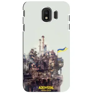 Чехлы на военную тематику для Samsung Galaxy J4 2018, SM-J400F (Азовсталь)