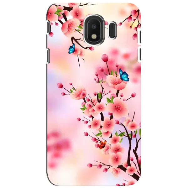 Чехол с рисунком «Бабочки на сакуре» для Samsung Galaxy J4 2018 (SM-J400F) Чехол с рисунком «Бабочки на сакуре» для Samsung Galaxy J4 2018 (SM-J400F)