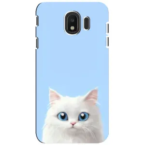 Чохол на тематику: Коти для Samsung Galaxy J4 2018 (SM-J400F) (Білий кіт)
