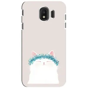 Чохол на тематику: Коти для Samsung Galaxy J4 2018 (SM-J400F) (Білий котик)
