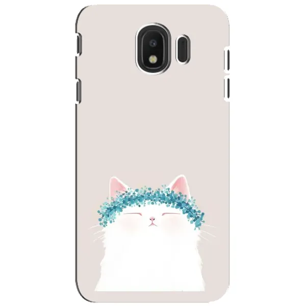 Чехол с рисунком «Белый котик» для Samsung Galaxy J4 2018 (SM-J400F) Чехол с рисунком «Белый котик» для Samsung Galaxy J4 2018 (SM-J400F)