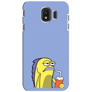 Бампер с принтом Мемы для Samsung Galaxy J4 2018, SM-J400F (Безразличие)