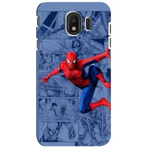 Силиконовый Чехол для Samsung Galaxy J4 2018, SM-J400F (Человек Паук)