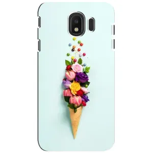 Чохли з тематикою "КВІТИ" на Samsung Galaxy J4 2018, SM-J400F (Квітка-морозиво)