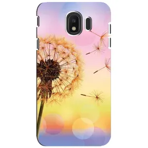 Силіконовий Чохол з кульбабками на Samsung Galaxy J4 2018, SM-J400F (Квітка-кульбаба)