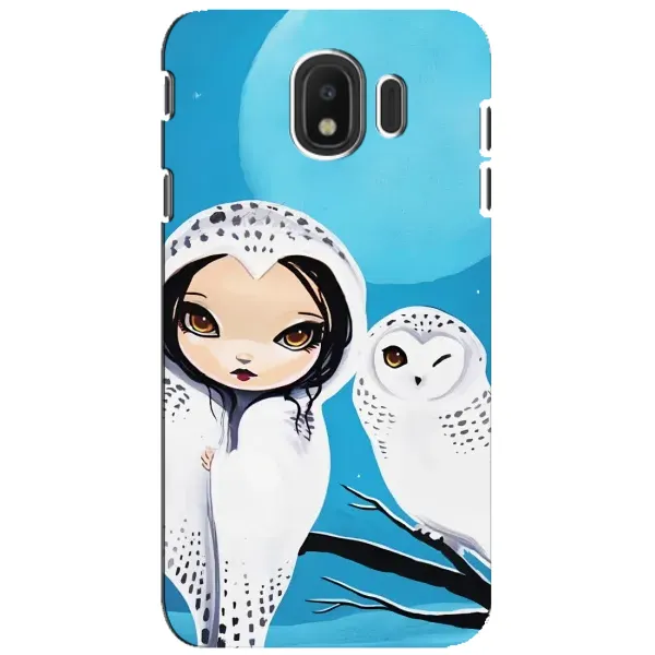 Чехол с рисунком «Девочка Сова» для Samsung Galaxy J4 2018 (SM-J400F) Чехол с рисунком «Девочка Сова» для Samsung Galaxy J4 2018 (SM-J400F)