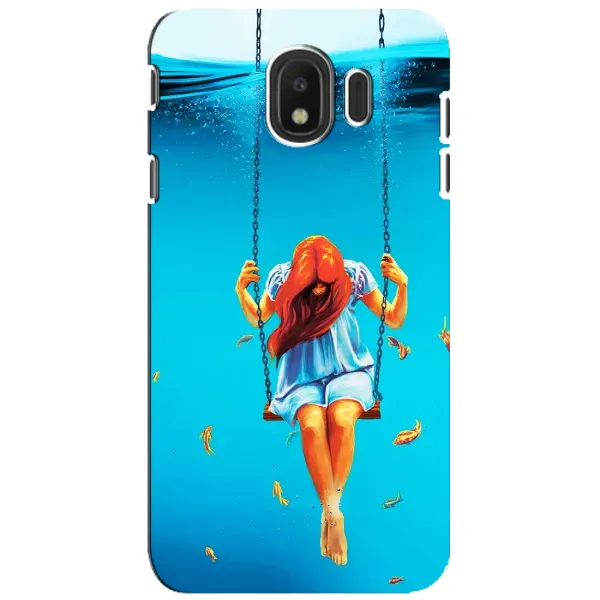 Чехол с рисунком «Девушка на качели» для Samsung Galaxy J4 2018 (SM-J400F) Чехол с рисунком «Девушка на качели» для Samsung Galaxy J4 2018 (SM-J400F)