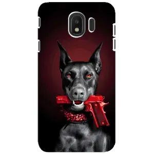 Чохол ДОБЕРМАН для Samsung Galaxy J4 2018, SM-J400F (Доберман злий)