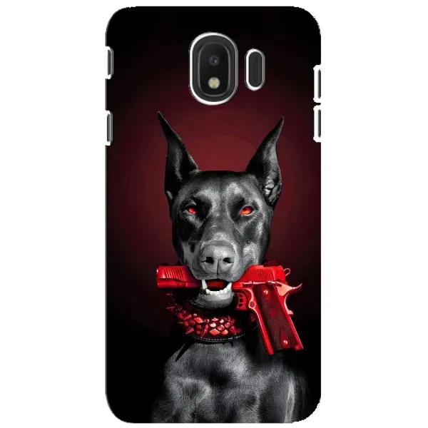 Чехол с рисунком «Доберман злой» для Samsung Galaxy J4 2018 (SM-J400F) Чехол с рисунком «Доберман злой» для Samsung Galaxy J4 2018 (SM-J400F)