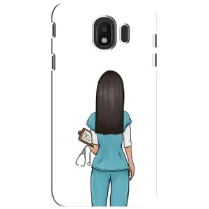 Силиконовый бампер (Работники) на Samsung Galaxy J4 2018, SM-J400F (Доктор)