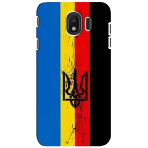 Чехлы УПА (Красно-Чёрный) на Samsung Galaxy J4 2018, SM-J400F (Флаг УПА)